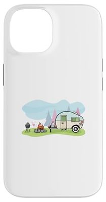Vintage RV sul campeggio Custodia per iPhone 14