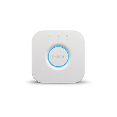 Philips Hue Bridge 2.0 : Hub Central de Contrôle d'Éclairage Intelligent, fonctionne avec Alexa, Google Assistant & Apple HomeKit, Commande Intuitive par l'application connectée Philips Hue