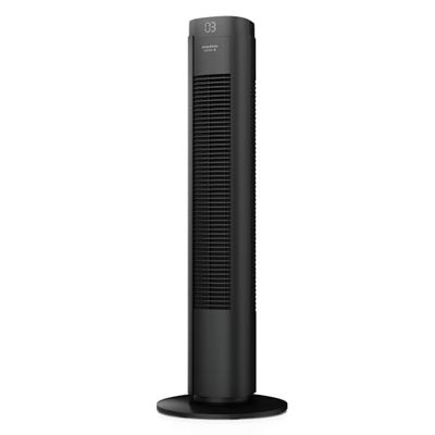 Taurus Babel RCH Torenventilator, 50 W, hoogte 86 cm, 4 snelheden, 3 modi normaal/bries/nacht, timer 9 uur, auto-off, oscillerend, afstandsbediening, touchscreen, grijs
