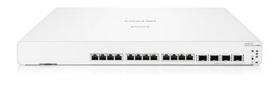 HPE Networking Instant On Switch Serie 1960 – Intelligent beheerde Layer 2+ Ethernet-switch met 12-poorts Gb 10Gb aggregator | 12x 10GBase-T | 4X SFP+ | Stapelbaar | EU-kabel (JL805A ABB)