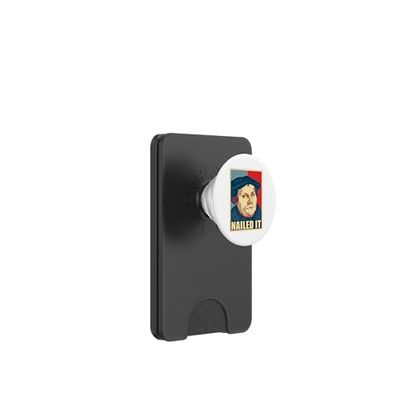 Feliz Día de la Reforma Protestantismo Nerds Luteranos lo clavaron PopSockets PopWallet para MagSafe