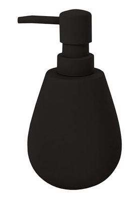 Kleine Wolke Distributeur de Savon en résine, Noir, Longueur 8,8 x Hauteur 15,7 cm