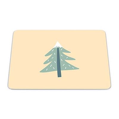 Bonamaison, Tappetino per il mouse rettangolare con stampa digitale, antiscivolo, per ufficio e casa, dimensioni: 22 x 18 cm