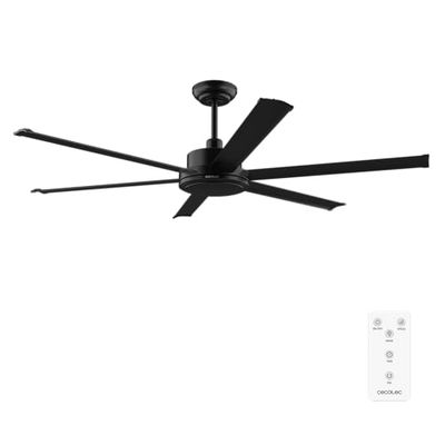 Cecotec Deckenventilator EnergySilence Aero 10000 Pro, DC-Motor 80W, Durchmesser 254 cm, Fernbedienung, Timer, Sommer und Winter-Funktion, Höhenverstellbar 37,5 oder 50 cm, Leise