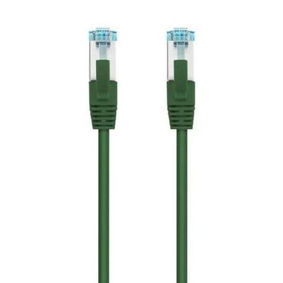 PRENDELUZ Câble réseau Cat 7 LSZH S/FTP PIMF AWG26 vert 2 m, idéal pour la connexion haute vitesse et les réseaux de données robustes.