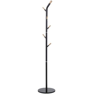 Alexandra House Living Perchero Negro 34 x 172 cm