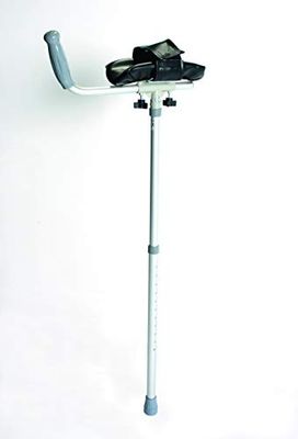 DAYS Artritic verstelbare hoogteglijk, 94-119 cm, aluminium, roterende handgreep, artritische klem voor verminderde strain, ondersteunt 160 kg (25 stuks), armtrough (beschikbaar voor vaderverlichting