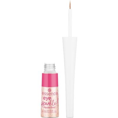 Essence Cosmetics Eyeliner Líquido Eye Sparkle, De Larga Duración, Definir, No Se Mueve, Reluciente, Escarchado, 4 ml