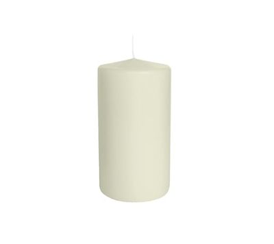 12 kaarsen, kaarsen, diameter 5 cm, hoogte 8 cm, ivoor