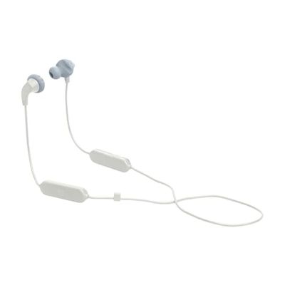 JBL Endurance RUN 2 Auricolari Wireless In-Ear, Cuffie Magnetiche a Prova di Sudore per Attività Sportive, Tecnologia FlipHook, Waterproof IPX5, fino a 10 h di Autonomia, Bianco