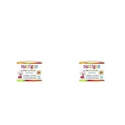 Nutrigen Childrens Ferromixin Sprinkles Sachets, 30-Count (Pack of 2)