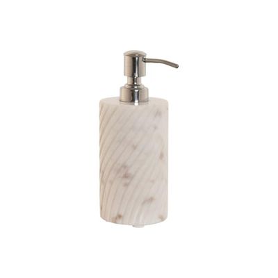 DOSIFICADOR MARMOL METAL 8X8X20 BLANCO