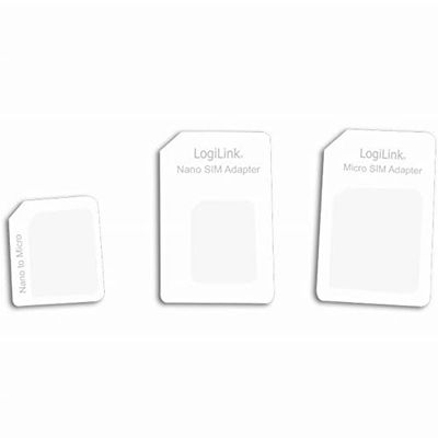 LogiLink AA0047 Adaptateur Sim Card Blanc