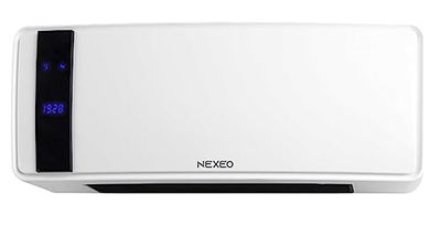 Nexeo Keramische ventilatorkachel van Nexeo, 2000 W, LCD-display, eco-design, programmering en timer, IP-23