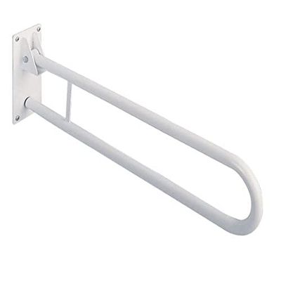 HOMECRAFT Fold Away Grab Rail – 75cm Wall Mounted Support Rail for Bathroom Safety, Folding Handrail for Elderly, Injured & Disabled, Toilet Aid for Stability & Confidence
