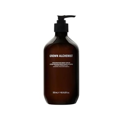 Grown Alchemist Restorative Body Cream - Mandarin, Rosemary Leaf, Bioactive Natural Body Skin Care - Deeply Hydrating Moisturiser, Sooth Dry Skin, Firming, Tightening Lotion - 500 ml Pump