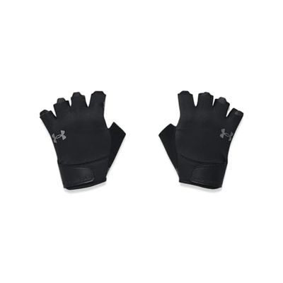 Under Armour Heren halve vingers handschoenen Ua trainingshandschoenen, zwart, 1369826-001, XXL