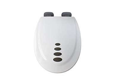 Copriwater Ovale Giotto, Grigio