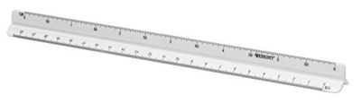 Westcott E-10163 00 Reduction Scale Architect 1, Plastic, 30 cm, White