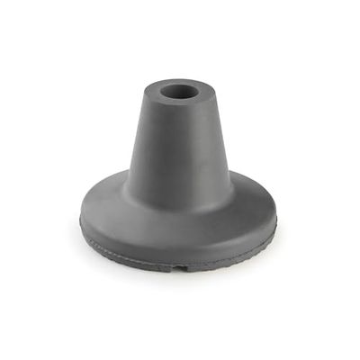 Zarivy Tappo Esterno in Gomma Ø 19 mm, Base Larga per stampelle, Grigio, Ideale per Migliorare la stabilità e la Presa sulle superfici.