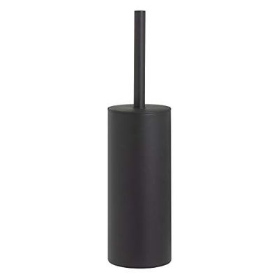 Tiger Noon Toilet Brush and Holder Freestanding, Black, 8.9 x 38.3 x 8.9 cm