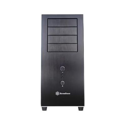 SilverStone SST-TJ04B-E - Temjin Midi Tower SSI-CEB ATX Computer Storage Case, black