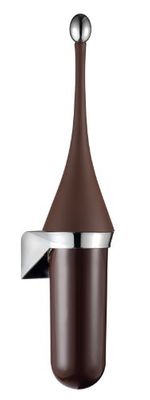 Mar Plast A65801MA Wall Bracket Brown 'Soft Touch' / Chrome 485 x 120 mm