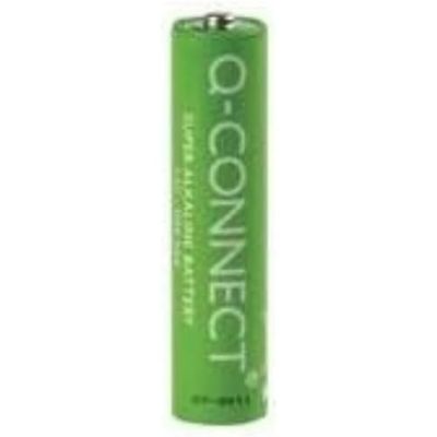 Super Alkaline Batteries Q-CONNECT AAA LR03 1 5V 20pcs / Office Appliances And Machines/Type-1,5V / Kind-LR3 / Colour-Green/Size-AAA/Dimensions (mm)-Diameter: 10,5 Wysoko