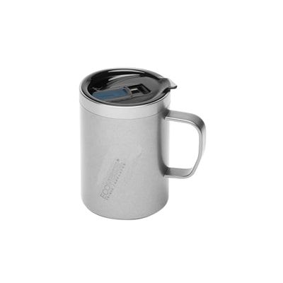 Ecovessel Transit Vaso de Viaje con Aislamiento, Unisex-Adult, Grey Smoke, 12 oz