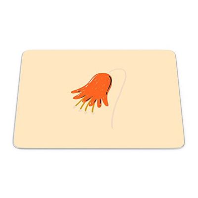 Bonamaison, Tapis de Souris Rectangle Imprimé Numériquement, Fond Antidérapant, pour Bureau et Maison, Taille: 22x18cm