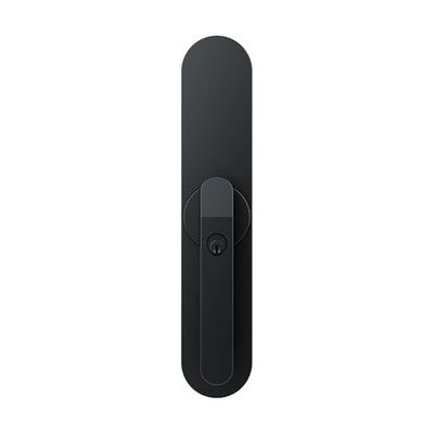 ABUS WINTECTO One Moteur de fenêtre - Poignée de fenêtre intelligente pour fenêtres, portes de balcon et de terrasse - avec fonction alarme - montage simple sans perçage - noir, même clé (AL0089)