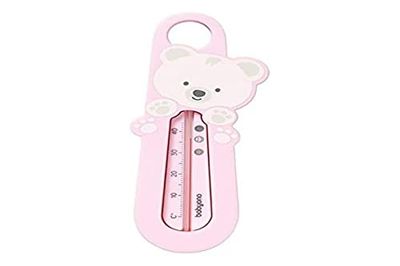 Babyono Baby badtermometer – flytande badtermometer (rosa), 1 styck (1-pack)