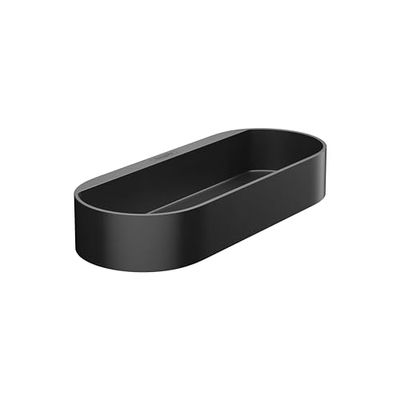 hansgrohe WallStoris - Corbeille de rangement salle de bain, Étagère douche sans percage, Étagère salle de bain, Rangement salle de bain, Profondeur 39mm, Accessoire salle de bain, Noir mat , 27913670