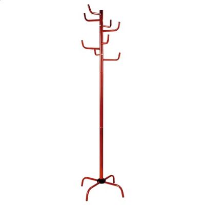 WELL HOME MOBILIARIO & DECORACIÓN Appendiabiti albero metallico rosso con 8 ganci, 50 x 50 x 183 cm