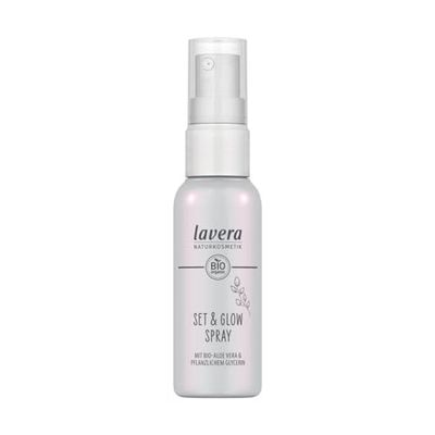 lavera Set & Glow Spray – fissa il trucco – finitura naturale – idratante – vegano – Cosmetici naturali – 50 ml