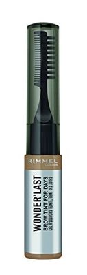 Rimmel London Tinta Sopracciglia Wonder'Last, Applicatore Massima Precisione con Punta Sottile, a Lunga Durata fino 2 giorni, Riempie e Definisce le Sopracciglia, 004 Soft Black