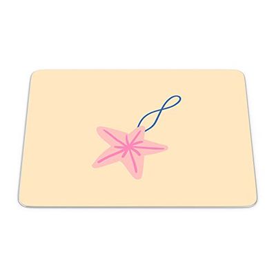 Questo Casa, Rechthoek digitaal bedrukte muismat, antislip onderkant, voor kantoor en thuis, afmetingen: 22x18 cm