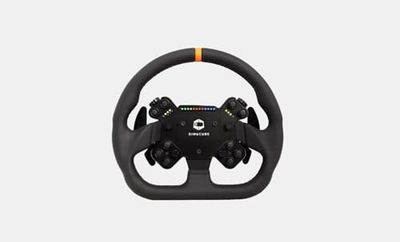 Simucube Valo GT-23 Wireless Lenkrad (32 cm) -Leder, Schwarz, SCVALO-Le