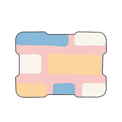 Bonamaison, Tappetino per mouse con stampa digitale, fondo antiscivolo, per ufficio e casa, dimensioni: 22 x 18 cm