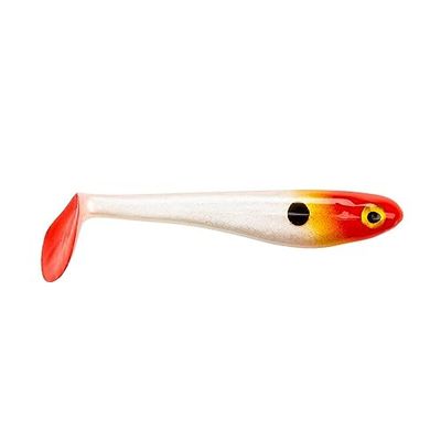 Berkley 1519541 Powerbait Hollow Belly – 12,5 cm – rött huvud – sänkning – 3 stycken
