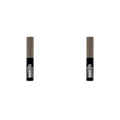 Maybelline New York Tinta Sopracciglia Semipermanente Tattoo Brow Peel-Off, Risultato Definito fino a 3 Giorni, Chocolate Brown (25), 4,6 g (Confezione da 2)