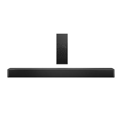 Hisense HS2100 Soundbar 2.1, 240W, Subwoofer Sottile Esterno wireless, Supporta Dolby Digital e DTS Virtual:X, Bluetooth, HDMI, USB, Ingresso Audio Ottico