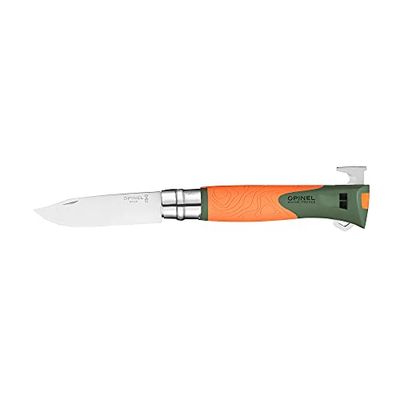 Opinel - N°12 Explore Nature Bushcraft - Multifunctioneel Oranje - Mes