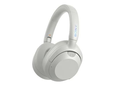 Sony ULT WEAR - Cuffie Bluetooth Wireless con ULT POWER SOUND, Bassi profondi, Noise Cancelling, Fino a 30 ore di durata della batteria, chiara qualità delle chiamate, IOS e Android - Bianco Avorio