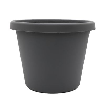The HC Companies Plastkruka, varm grå, 10 tum