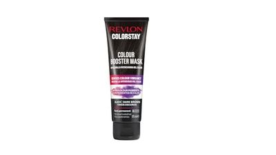 Revlon, Colorstay, Masque Booster de Couleur, Coloration Temporaire, Soin pour entretenir la coloration, Ravive l'éclat, intensifie, hydrate, Cheveux noirs ou châtains foncés, 125ml, 6 Utilisations