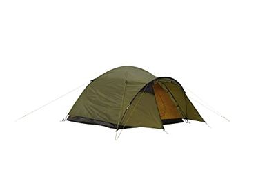 Grand Canyon Robson 3 tent voor 3 personen, waterdicht met voortent, grote opbergruimte, 2 ingangen, ultralicht, klein verpakkingsformaat, tunneltent voor trekking, camping, capulet olijf (groen)