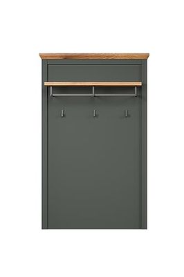 trendteam smart living - Garderobepaneel paneel - garderobe - Stanton - afmetingen (BxHxD) 77 x 123 x 28 cm - kleur dennengroen met Evoke eiken - 220944004