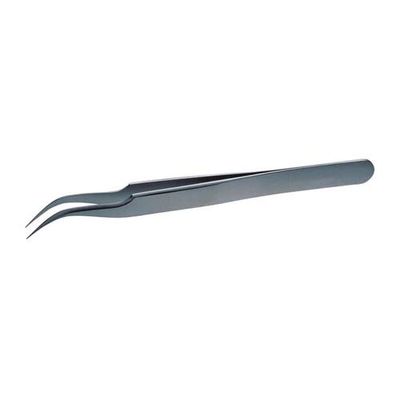 Lindström 0110292 High-Precision Tweezers Fine/Angled 115 mm