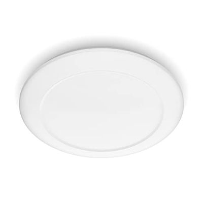 Philips - Cinnabar, candeeiro LED de teto interior, branco, luz branca fria, 4000 K - 17 W